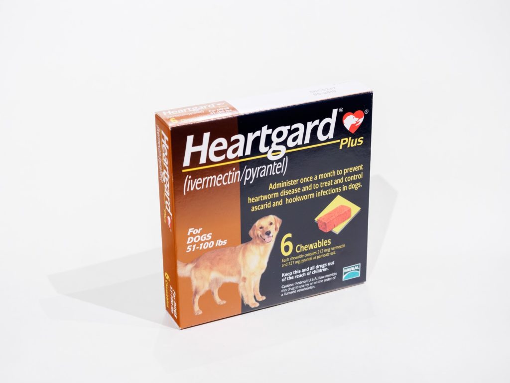 Heartgard Plus Brown for Dogs 51lb 100lb 23.18kg 45.45kg